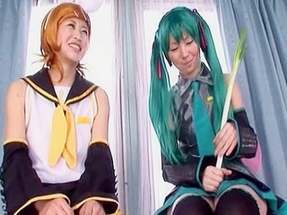 Nippon's Vocaloid Kagamine Rin Takes it up the Ass from Hatsune Miku in XXX Tokyo Porn